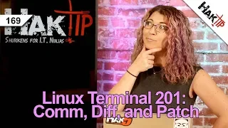How to Use Comm Diff and Patch Linux Terminal 201 - HakTip 169