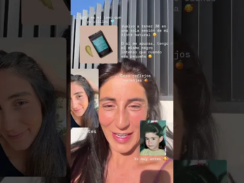 Vuelvo a tener mi pelo de cuando era pequeñita 🥰🖤