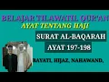 Belajar tilawah ayat tentang haji cocok untuk acara pelepasan jemaah haji