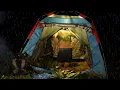 Download Lagu YOUNG GIRL SOLO CAMPING IN HEAVY RAIN AND BATH IN BEAUTIFUL WATERFALL