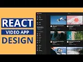 React Sharing App UI Design Youtube UI Clone with React