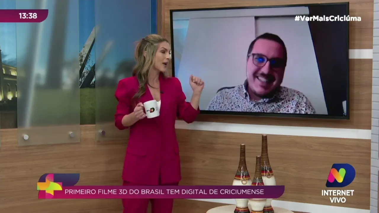 Primeiro filme 3D feito no Brasil tem participação de produtor criciumense