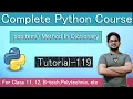popitem Method In Dictionary Python Course In Hindi Tutorial 119