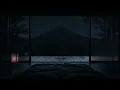 Heavy Rain & Thunder at Japan Night | 12 Hours Sleep & Anxiety Relief