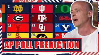 Preseason AP Poll Rankings Top 25 Prediction - Josh Pate s College Football Show