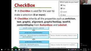 JavaFX UI controls