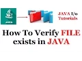 Java Tutorials How to verify file exists in java