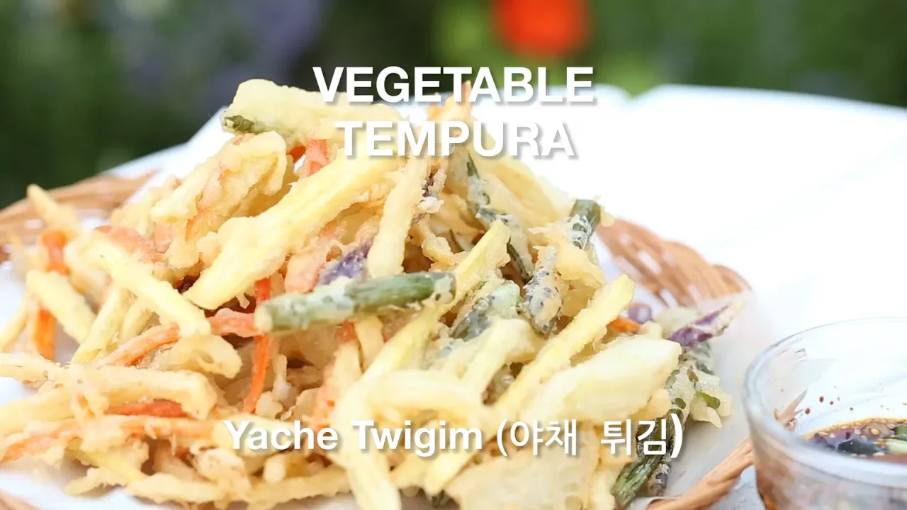 How to make Crispy and Light Vegetable Tempura