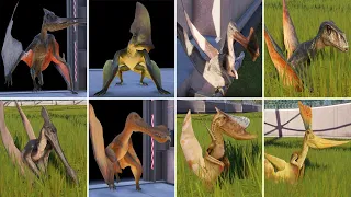 ALL FLYING REPTILES - Jurassic World Evolution 2