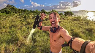 Underwater  Superman  Sunset  Mountain  Adventure!