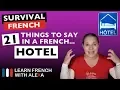 21 HOTEL phrases to help you book a French hotel