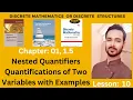 Lesson 10 Nested Quantifiers Understanding Statements Involving Nested Quantifiers