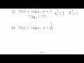 Pre-Calculus 3 2 Logarithmic Functions and Their Graphs part 1