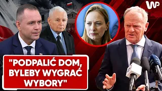 Premier uderza w prezydenta i opozycję. Mocne słowa Tuska: Podpalić dom, byle wygrać wybory