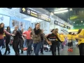 Flash mob in Vilnius airport