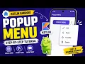 ANDROID - POPUP MENU TUTORIAL IN KOTLIN