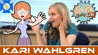 RICK And MORTY Kari Wahlgren Panel Sci Fi Valley Con 2023 