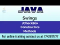 JCheckBox in java in hindi