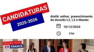 Ateliê de preenchimento: dossiês L2, L3 e Master