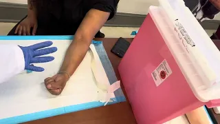 Phlebotomy Lesson With My MA Students Straight Needle