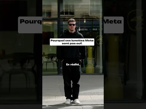 Romain Lanéry teste les lunettes Meta pour filmer (pourquoi personne ne m'a dit ça)