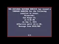 EAS Mock A typical San Diego Riverside County Tornado Warning AWIPS Cave VoiceText Paul Test