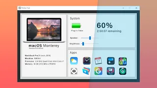 Modern GUI Mac-Soft app with Python Tkinter GUI Creation WATCH NEW PROJECT