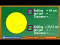 Download Lagu Cara Menghitung Panjang Jari-jari dan Diameter jika diketahui Keliling Lingkaran. Part 2