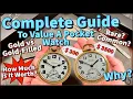 Complete Pocket Watch Buying Selling Guide How to Identify Worth Solid Gold vs Gold-Filled