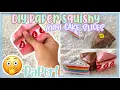 DIY CAKE SLICE PAPER SQUISHY TUTORIAL NO FOAM