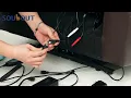 Soulout Power Recliner Chair with Heat and Massage Assembly