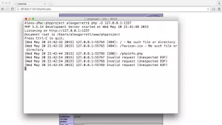 Using PHP s Built-In Web Server