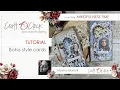 TUTORIAL - Boho style cards