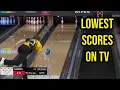 The LOWEST games ever bowled on TV Compilation PBA Bowling Rewind