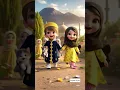 Cute muslim brothers and sisters|| mosque|| bacha wala cartoon #lailahaillallah #sapnokpar #cartoon