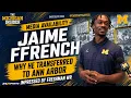 Michigan WR Jaime Ffrench explains why he transferred to Ann Arbor impressed by freshman WR