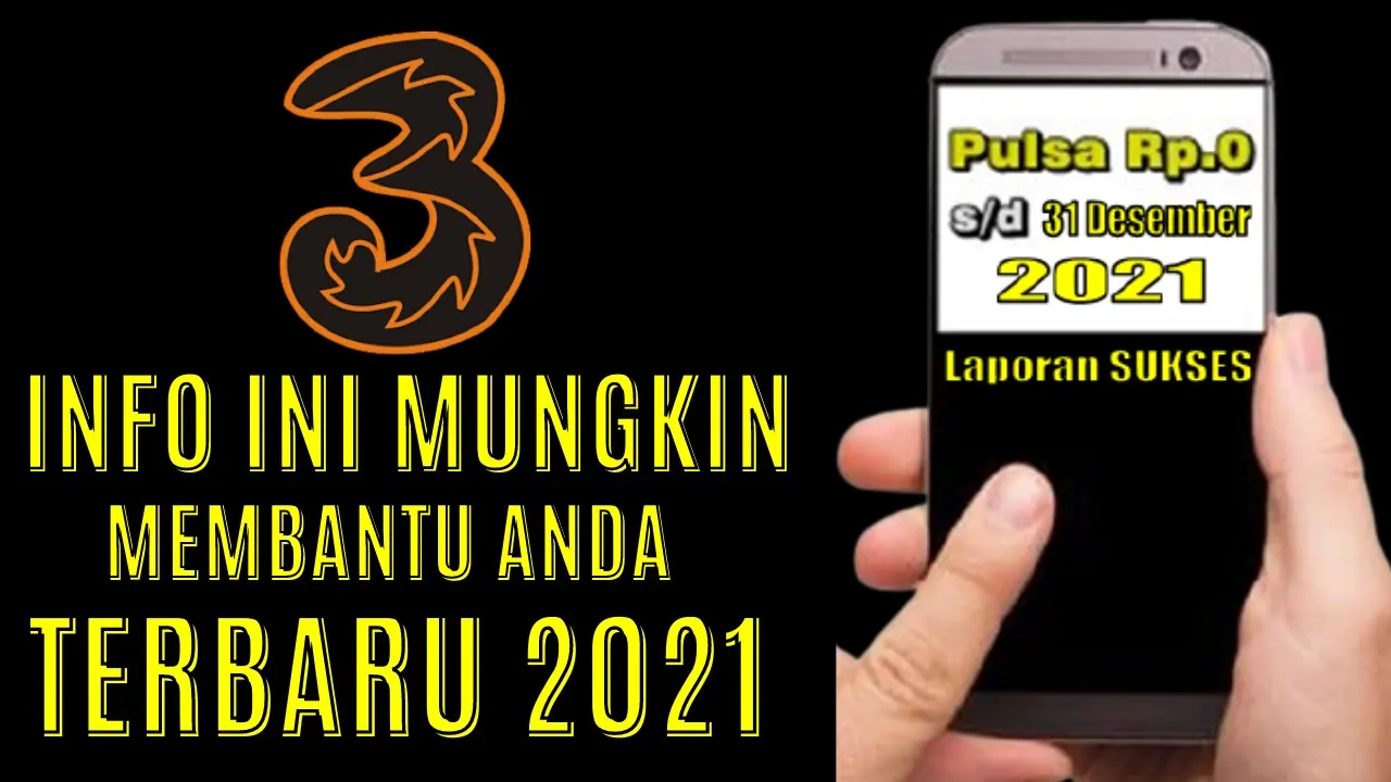 Cara Cek Pulsa Tri (3) Terbaru 2021