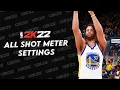 ALL SHOT METER SETTINGS EXPLAINED HOW TO TURN SHOT METER OFF IN NBA 2K22