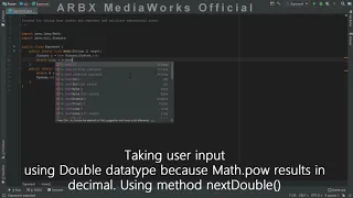 Calculate Exponential Power Java Core CodeX ARBX2019