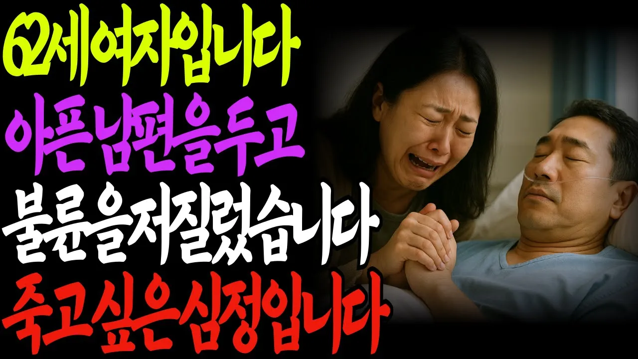 Outline Video 62세에 요양병원에 입원한 남편을 두고 불륜에 빠진 여자의 충격적인 결말 | 인생이야기 | 노년 | 지혜 | 노후 | 오디오북 | 사연 | 이야기 | 철학 | 이혼 | 불륜 |