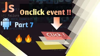 Button in Js Onclick Event Part 7 in Android