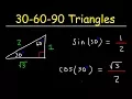 30-60-90 Triangles - Special Right Triangle Trigonometry