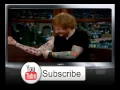 Ed Sheeran and John Mayer s tattoo reveal on Late Late Show