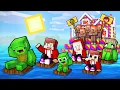 Villagers Kicked Mikey Family \u0026 JJ Family Out Of The OP Island in Minecraft (Maizen)