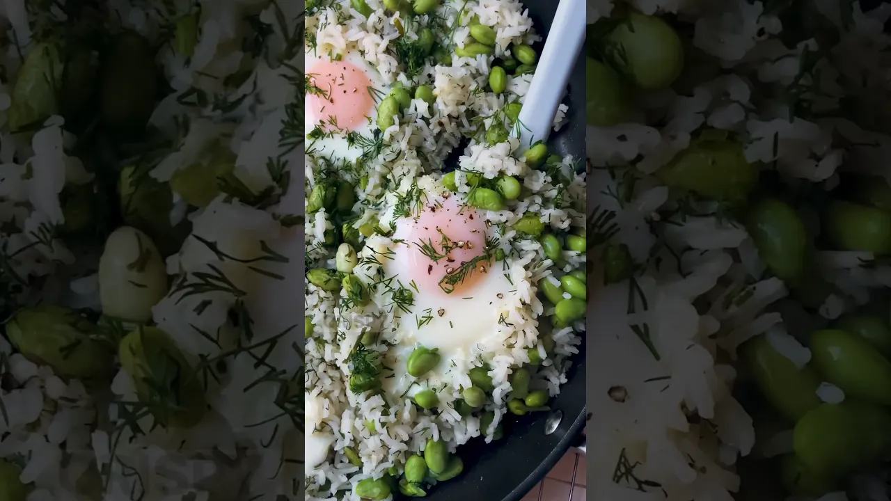 Rice + dill + egg =  #recipe #food #cooking #dinner #how #egg #rice