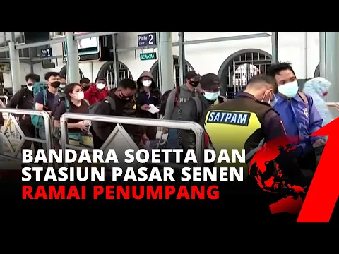 Libur Imlek, Bandara Soetta dan Stasiun Pasar Senen Mulai Dipadati Calon Penumpang | tvOne