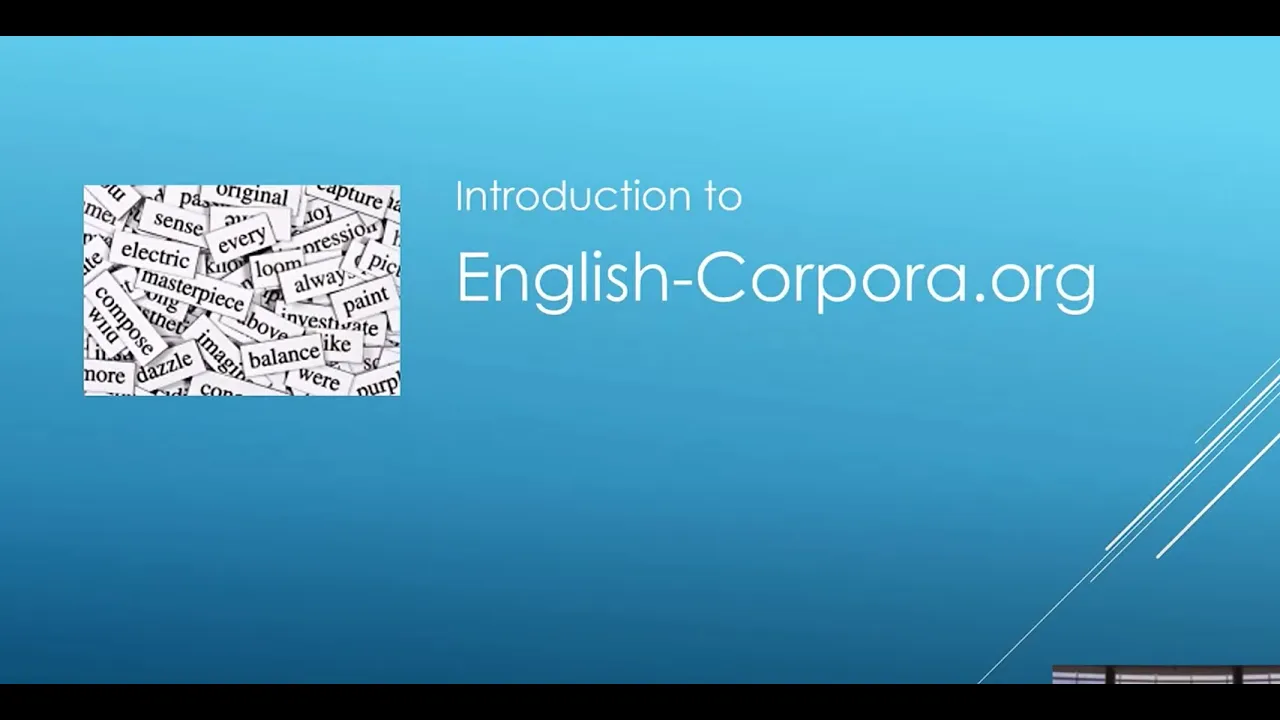 English-Corpora.org: introduction (May 2023)