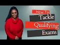 How to Tackle Qualifying Exams with Little Stress P student Indiana University