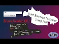 reverse number using php php program to reverse number how to reverse number in php php basic