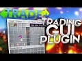 Trade GUI Plugin Minecraft